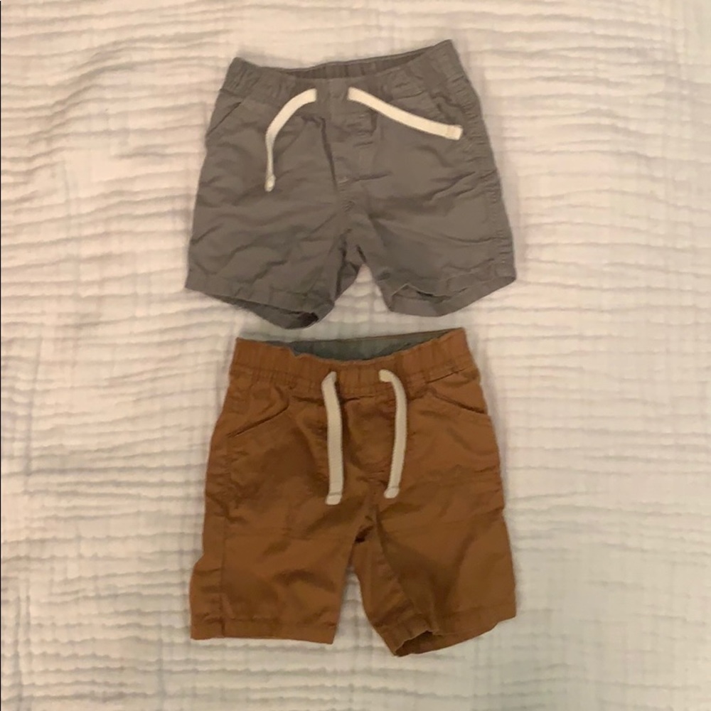 2 pairs old navy baby shorts